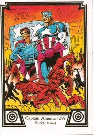Captain America (Base Set) card 29 Captain America 255