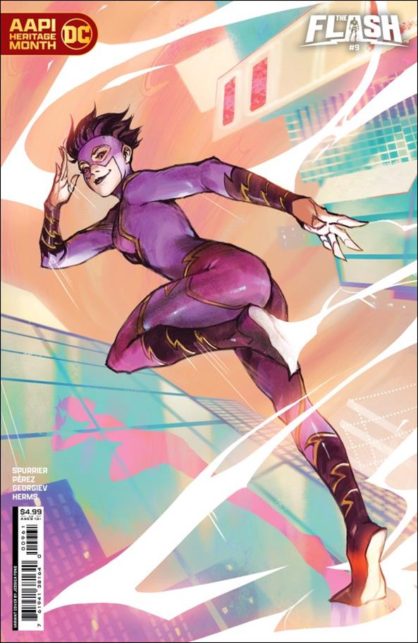 Flash (2023) issue 9-D Jessica Fong AAPI Month Cardstock Cover
