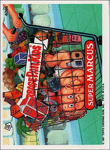 Garbage Pail Kids: Series 10 (Base Set) card 406b Super Marcus