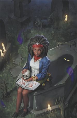 Doom Academy issue 5-D Woo-Chul Lee Zoey Laveau Virgin 1:50 Cover