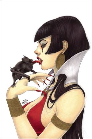 Vampirella/Dracula: Unholy issue 2-Q Zoe Lacchei 1:25 Virgin Cover