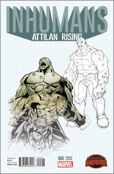 Inhumans: Attilan Rising issue 5-B 1:25 Design Cover