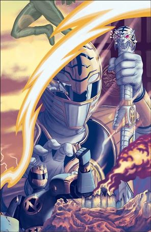 Mighty Morphin Power Rangers issue 18-B Steve Morris 1:20 Cover