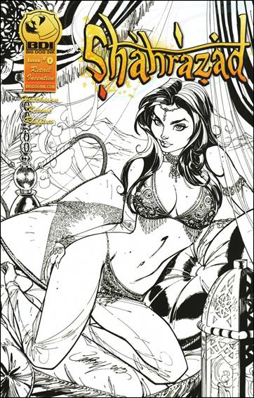 Shahrazad (2013) issue 0-K J. Scott Campbell 1:25 Black & White Cover