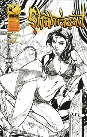 Shahrazad (2013) issue 0-K J. Scott Campbell 1:25 Black & White Cover