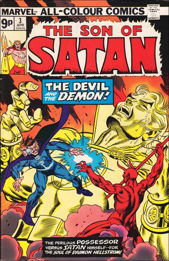 Son of Satan issue 3-B UK Price Cover