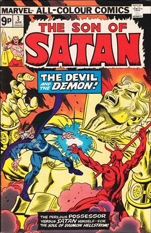Son of Satan issue 3-B UK Price Cover