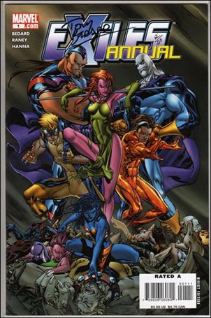 Exiles Annual issue 1-B DF (Signed by Tony Bedard)  1/20