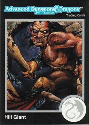 TSR 1991 Trading Cards Premier Edition Factory Set (Base Set) card 22 Advanced Dungeons & Dragons - Hill Giant