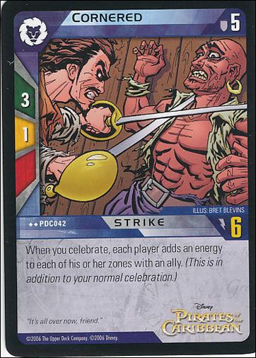 Pirates of the Caribbean - Dead Man's Chest (Base Set) card PDC042 Cornered