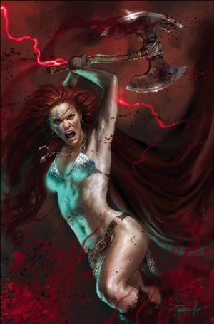 Red Sonja (2023) issue 12-L Lucio Parrillo Virgin Cardstock Cover