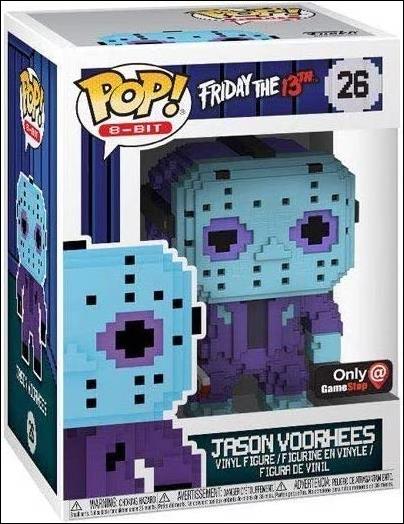 POP! 8-Bit figure 26 Jason Voorhees (NES Colors) GameStop Exclusive