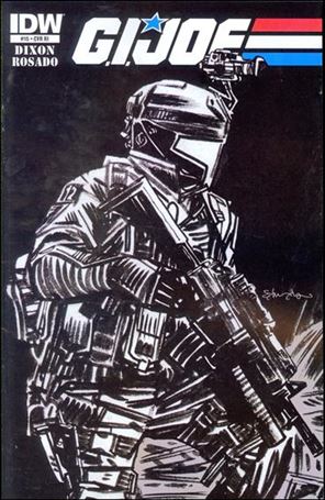 G.I. Joe (2011) issue 15-C Tommy Lee Edwards 1:10 Sketch Cover
