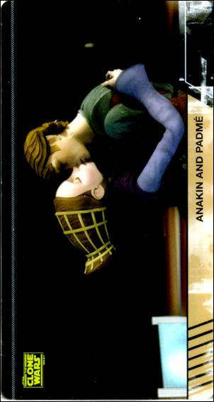 Star Wars: The Clone Wars Widevision (Animation Clear Cels Subset) card 10 Anakin and Padme
