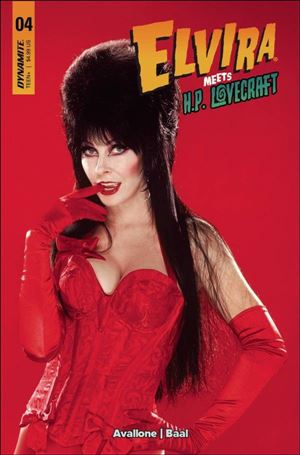 Elvira Meets H.P. Lovecraft issue 4-D Photo Cover