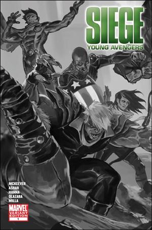 Siege: Young Avengers issue 1-B Greytones Cover