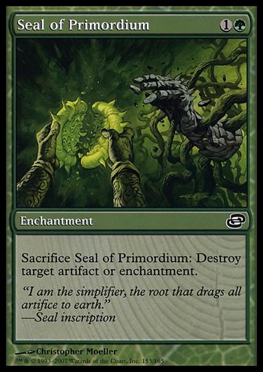 Magic the Gathering: Planar Chaos (Base Set) card 153 Seal of Primordium