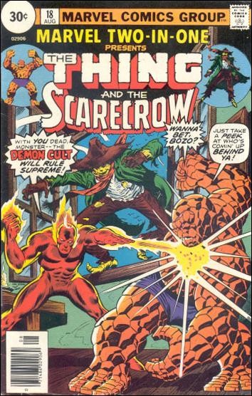 Marvel Two-in-One (1974) issue 18-B 30 Cent Price Cover