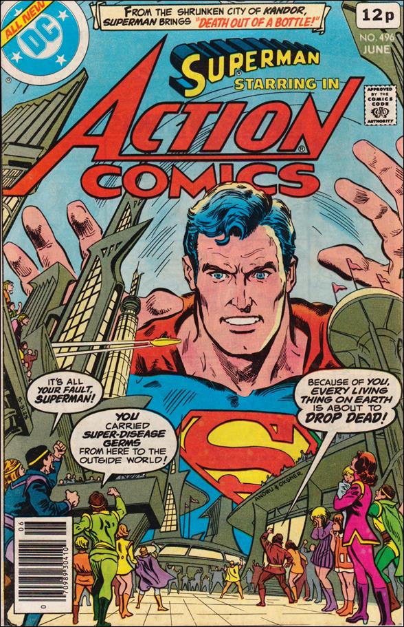 Action Comics (1938) issue 496-C UK Price Cover