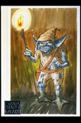 Star Wars Galaxy: Series 1 (Factory Base Set) card 32 Yoda As Gremlin