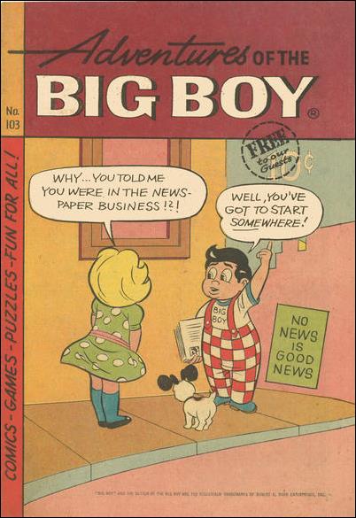 Adventures of the Big Boy issue 103-B West Coast Cover