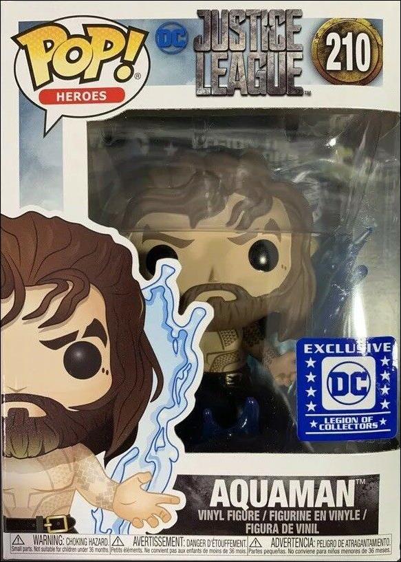 POP! Heroes figure 210 Aquaman DC Legion of Collectors