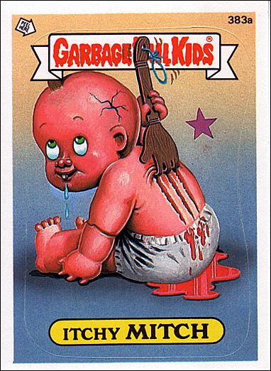 Garbage Pail Kids: Series 10 (Base Set) card 383a Itchy Mitch