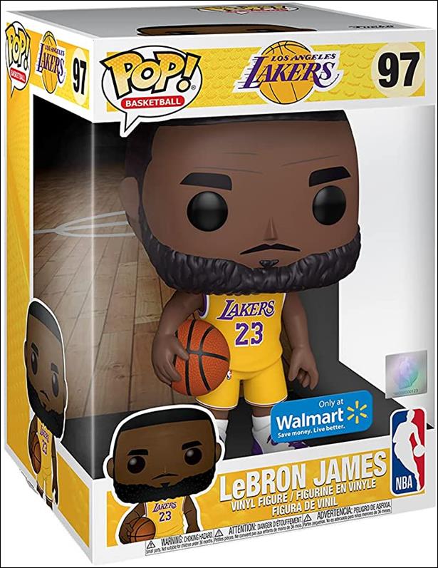 Pop! Basketball figure 97 LeBron James (10 inch Walmart Exclusive)