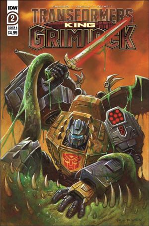 Transformers: King Grimlock issue 2 Alex Horley Cover