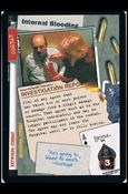 X-Files: Premiere Edition (Base Set) card XF96-0024v1 Internal Bleeding