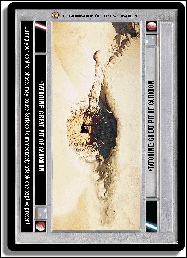 Star Wars: Jabba's Palace Limited (Base Set) card 79 Tatooine: Great Pit Of Carkoon