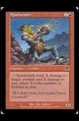 Magic the Gathering: Onslaught (Base Set) card 235 Sparksmith