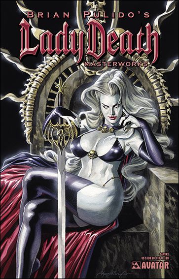 Brian Pulido's Lady Death: Masterworks issue 1-B Canvas Cover