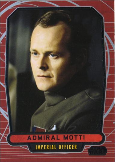 Star Wars Galactic Files (Base Set) card 112 Admiral Motti Imperial Officer