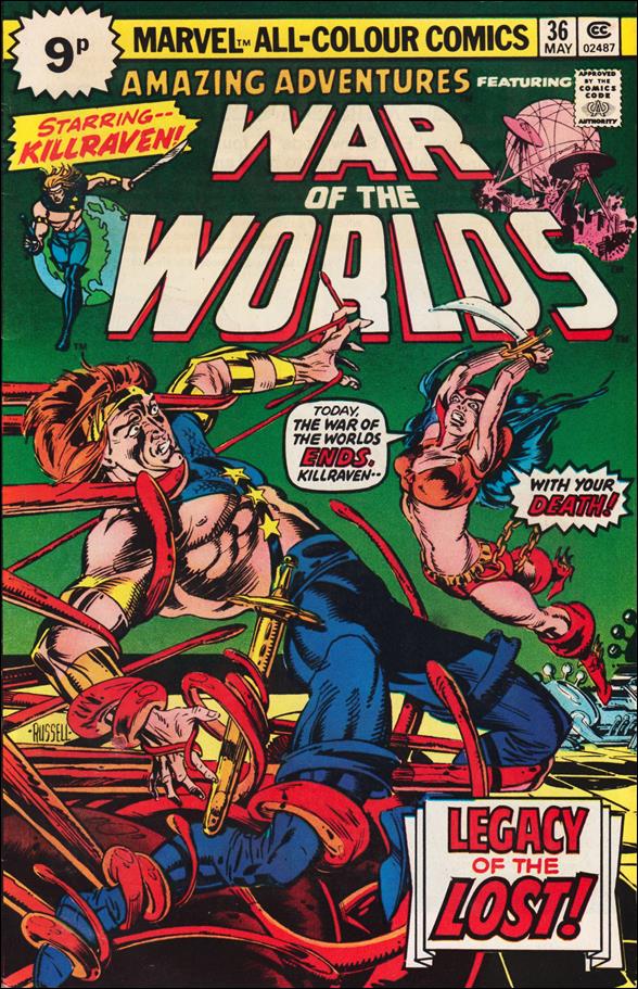 Amazing Adventures (1970) issue 36-C UK Price Cover