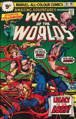 Amazing Adventures (1970) issue 36-C UK Price Cover