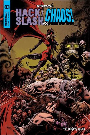 Hack/Slash vs Chaos issue 3-C Kyle Hotz Cover