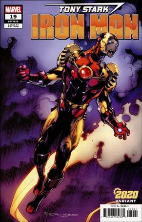 Tony Stark: Iron Man issue 19-B Larry Stroman Marvel 2020 Cover