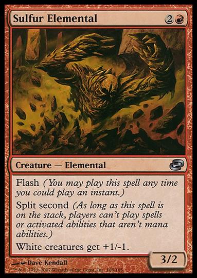 Magic the Gathering: Planar Chaos (Base Set) card 108 Sulfur Elemental