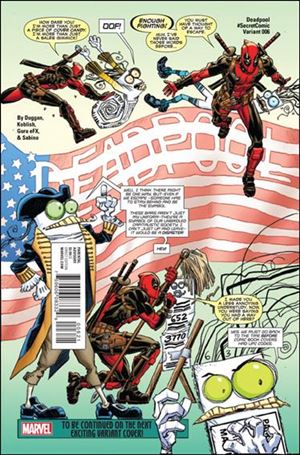 Deadpool (2016) issue 6-B Secret Comic Cover