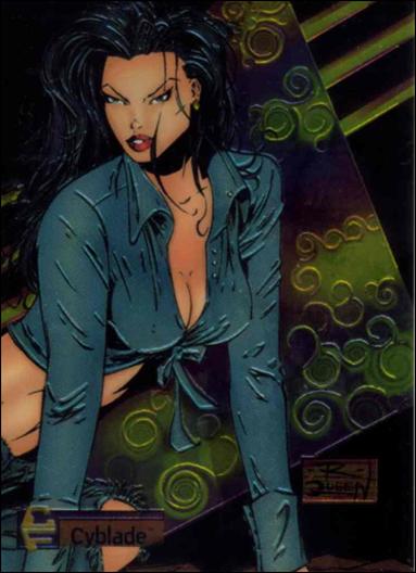 Cyber Force All-Chromium card 13 Cyblade