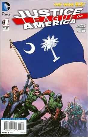 Justice League of America (2013)  issue 1-NP South Carolina State Flag Cover