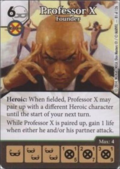 Marvel Dice Masters Uncanny X-Men  card 81 Professor X: Founder