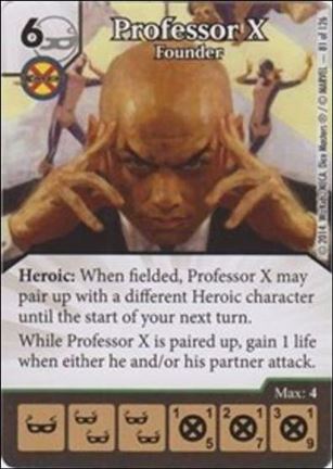 Marvel Dice Masters Uncanny X-Men  card 81 Professor X: Founder