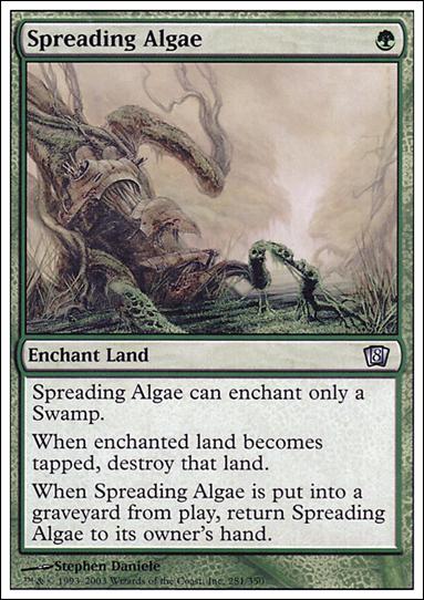 Magic the Gathering: 8th Edition (Base Set) card 281 Spreading Algae