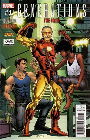 Generations: Iron Man & Ironheart issue 1-F Stan Lee Box Cover