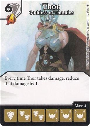 Marvel Dice Masters Age of Ultron  card 17 Thor: Goddess of Thunder