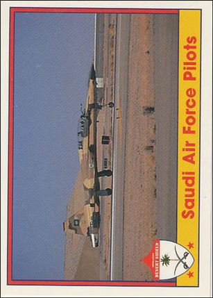 Operation Desert Shield (Base Set) card 109 Saudi Air Force Pilots