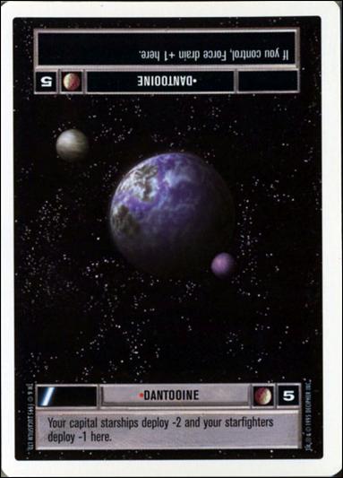 Star Wars: Premiere Unlimited (Base Set) card 298 Dantooine