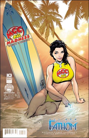 Michael Turner's Fathom (2013) issue 1-D28 Alex Konat Madness Games and Comics Cover 1/1300